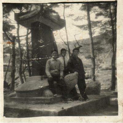 1966년 영천 은해사 방문 기념