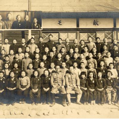 1941년 풍산공립국민학교 제8회 졸업기념