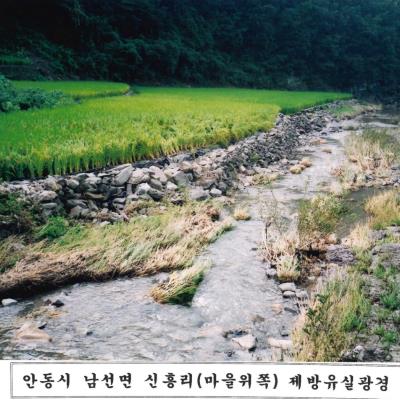 2002년 남선면 신흥리(마을위쪽) 제방유실광경(3)