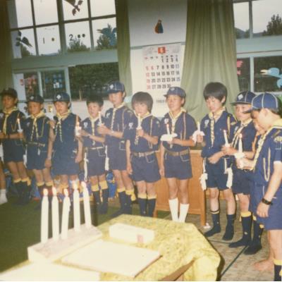 1988년 6월17~18일 원천국민학교 보이ㆍ걸스카웃트 야영캠프 선서식(3)