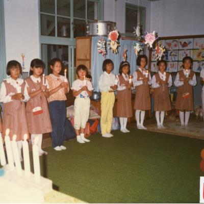 1988년 6월17~18일 원천국민학교 보이ㆍ걸스카웃트 야영캠프 선서식(4)