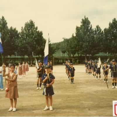 1988년 7월27~29일 원천국민학교 보이ㆍ걸스카웃트 하계야영대회 입교식(3)	