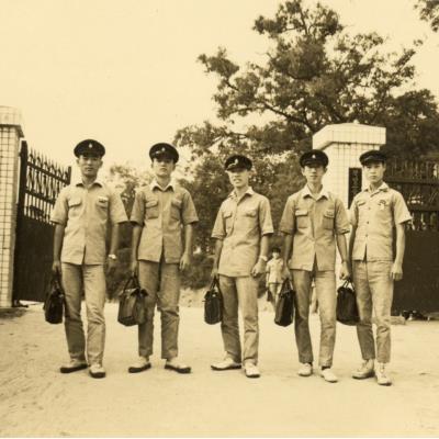 1967년 9월19일 경안고등학교 학생들
