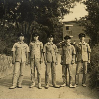 1967년 9월19일 경안고등학교 학생들