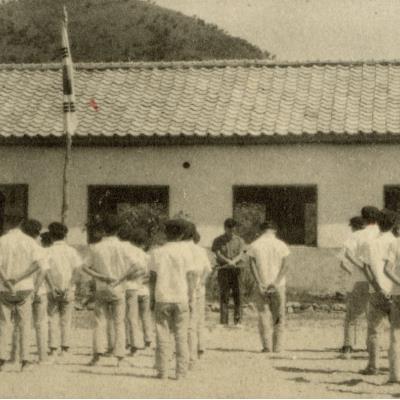 1965년 월곡중학교 조회 모습