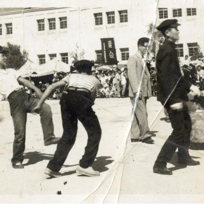 1962년 안동중학교 운동장
