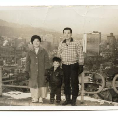 1970년 가족 서울 나들이