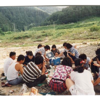 1980년대 안동 낙동강변 아유회