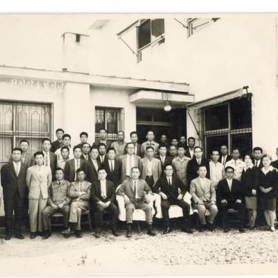 1960년대 안동 엽연초 생산조합 직원 사진
