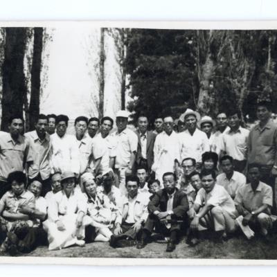 1960년대 안동 엽연초 생산조합 직원 사진