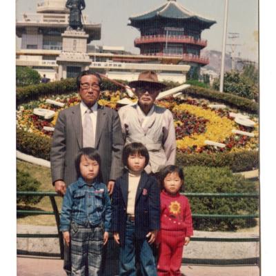 1980년대 부산 용두산 공원