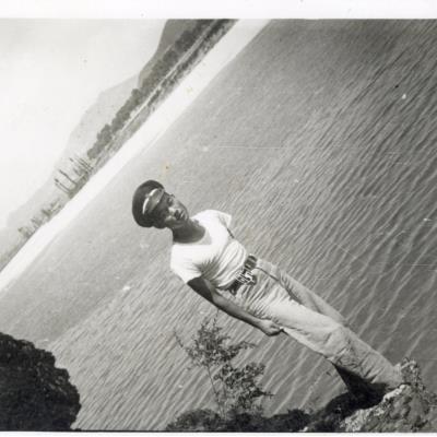 1959년 풍산 마애리에서 찍은 모습