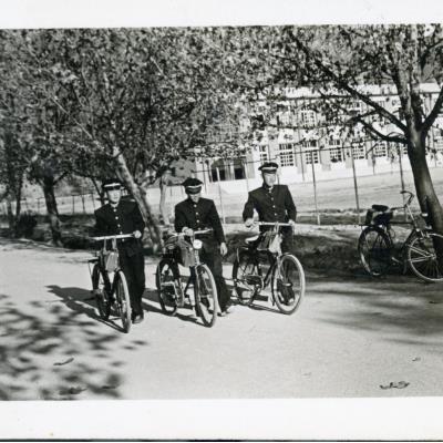 1960년경 자전거 하굣길