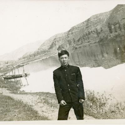 1959년 무릉에서 찍은 모습