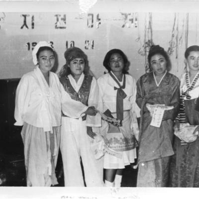 상지전문학교 축제 전야제 1973년
