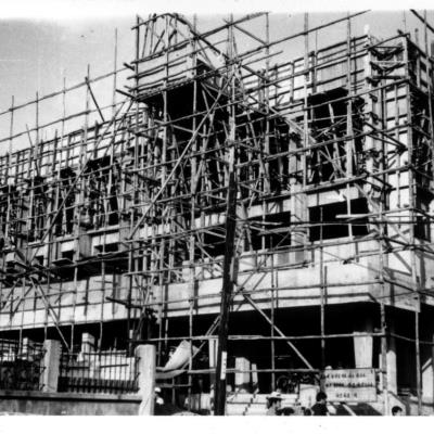 가톨릭 상지대학교 마리스타학생회관 건축현장 1975년