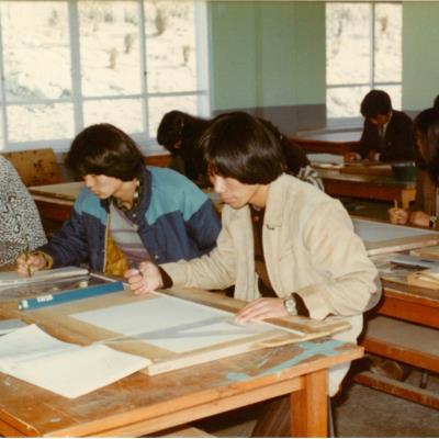 가톨릭 상지대학교 응용미술과 수업 1970년대