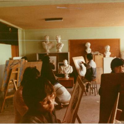 가톨릭 상지대학교 응용미술과 수업 1980년대