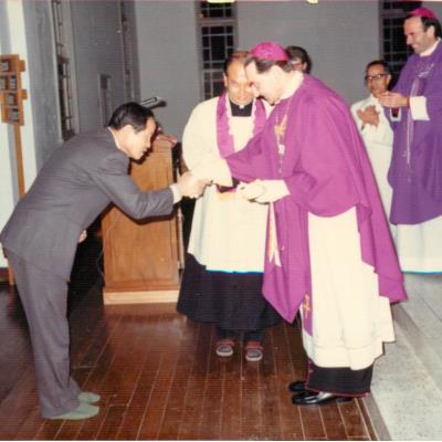 안동교구청 사목국 교황대사 루이지 도세나 대주교 안동방문 1977년