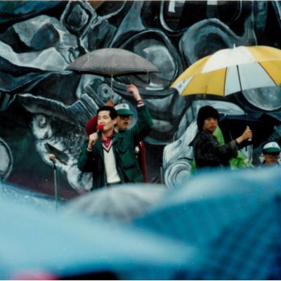 한국 지구의날 기념행사 안동교구 참가 1990년