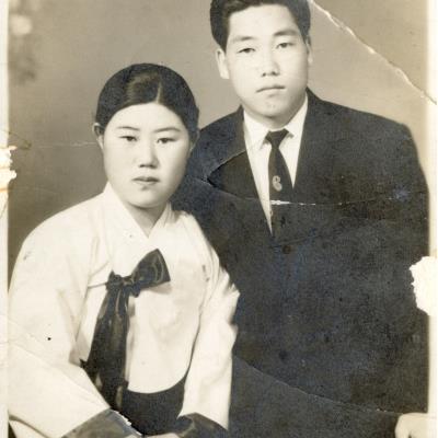 1961년 약혼기념사진