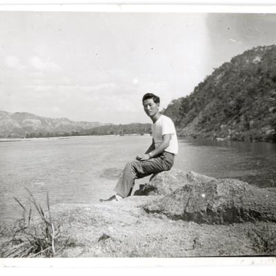 1961~4년경 정상동 강가