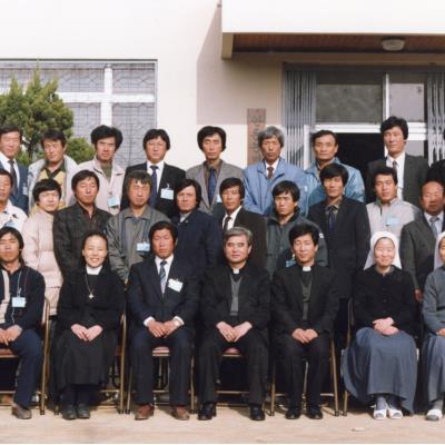 1990년 12월8일 제1기 졸업식(안동농민회관)