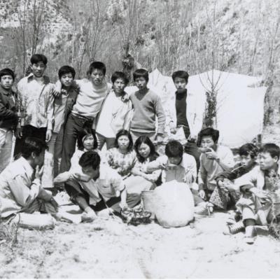 1966~7년경 4H청년회 강변 야유회