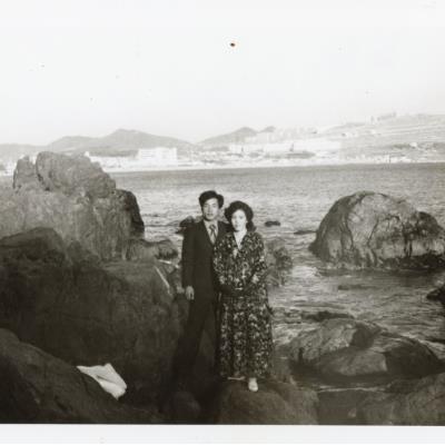 1976년 부산 해운대 신혼여행