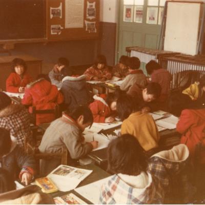 1980년대 도산국민학교 반아이들