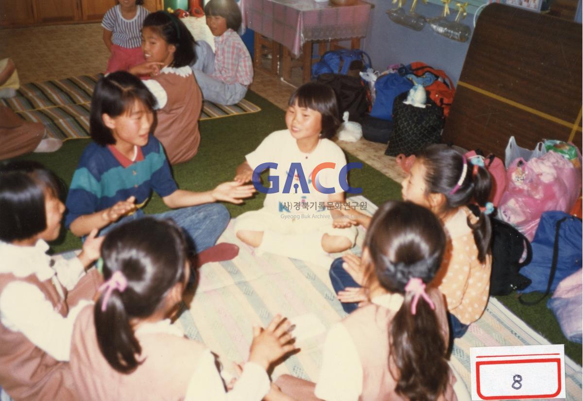 1988년 6월17~18일 원천국민학교 걸스카웃트 조별활동 작은그림