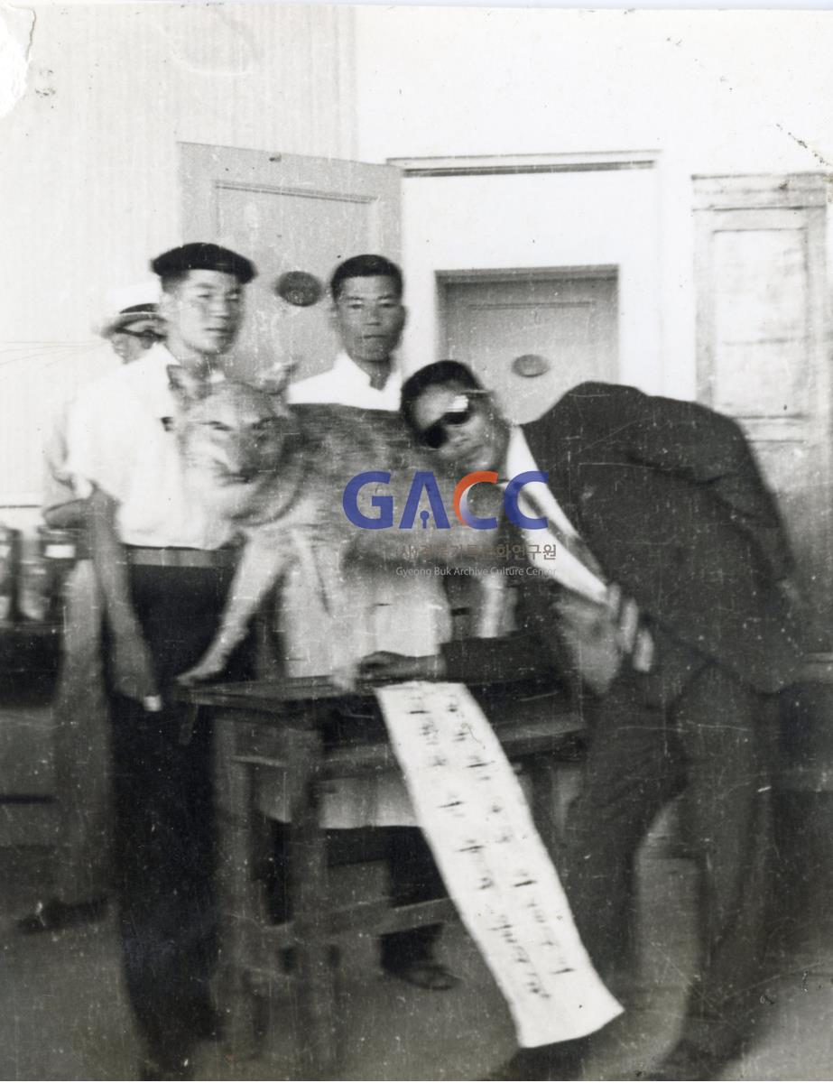 1964년 경북대학교 전시실 작은그림