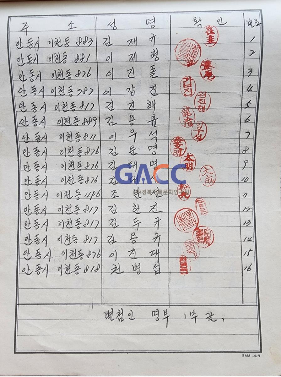 19760503 전력공급안내 공문 및 각종 서류 작은그림