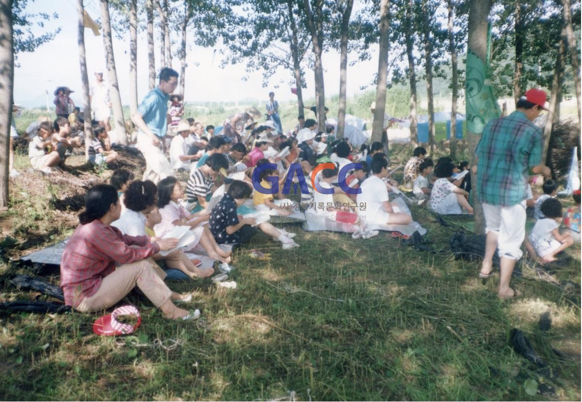 1991년 8월12일~14일 여름 자연 학교 의성ㆍ쌍호 낙동강변 작은그림