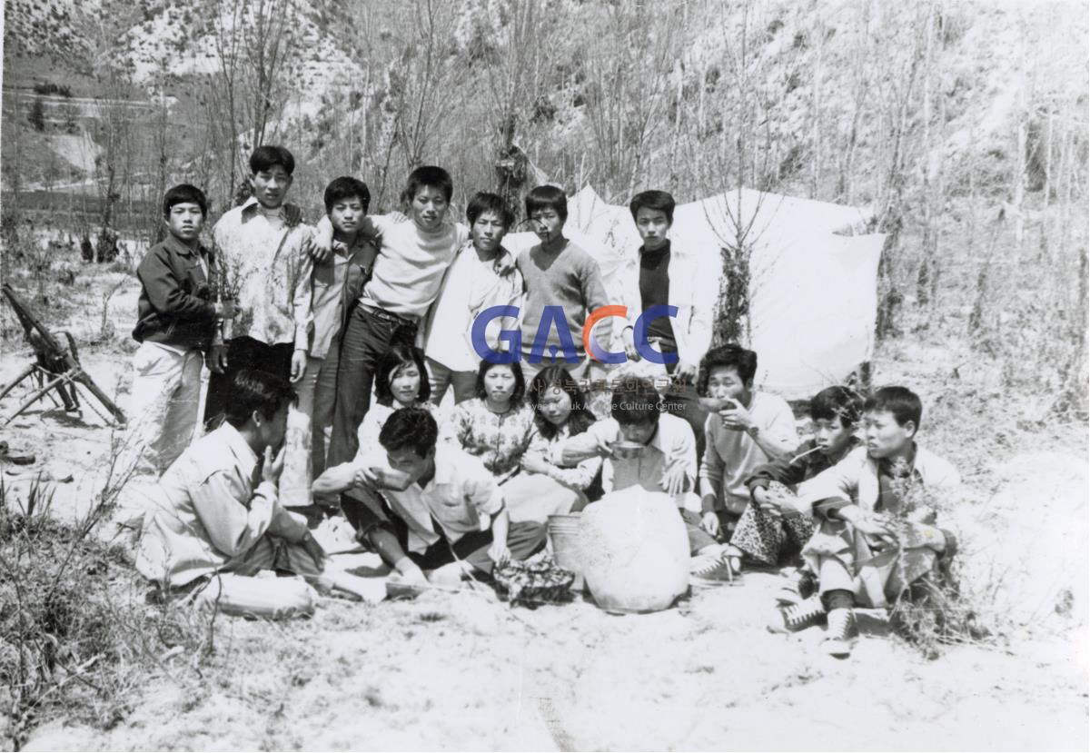 1966~7년경 4H청년회 강변 야유회 작은그림